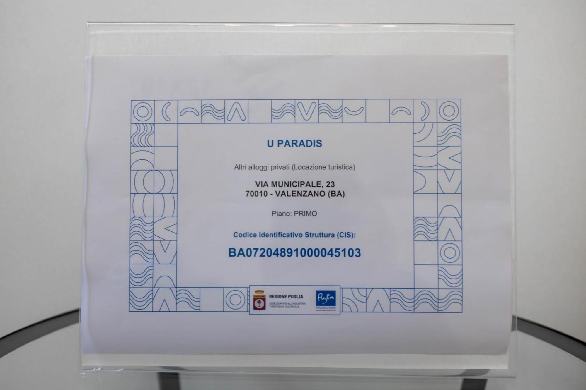 Apartmán U Paradise - Intero Apt - Vicino Bari Valenzano Exteriér fotografie